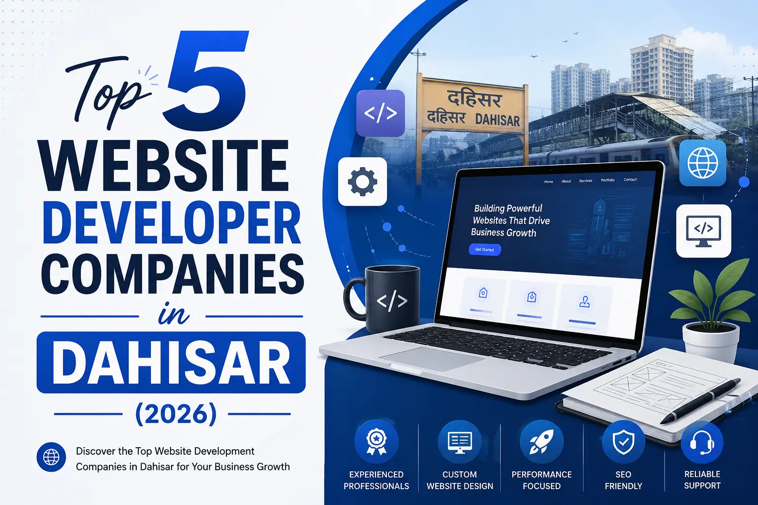 Top 5 Website Developer Company in Dahisar Mumbai 2026